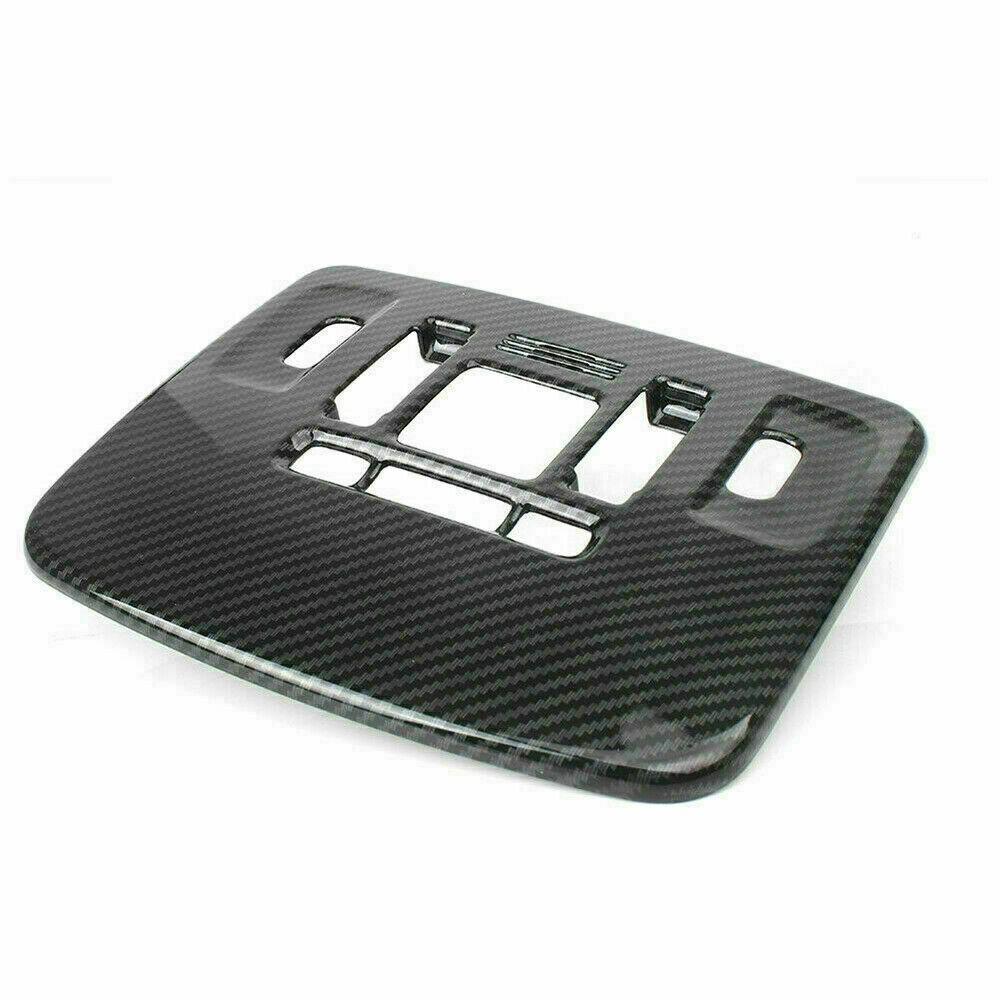 Carbon Fiber ABS Front Reading Light Lamp Cover Trim For Toyota Camry 2018-2023