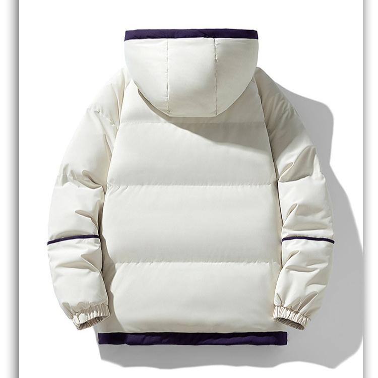 Winter Daunenjacken Herren Kapuzen Baumwolljacken Locker Brotjacken Verdickte Oberteile Warme Paar Baumwolljacken für Männer und Frauen