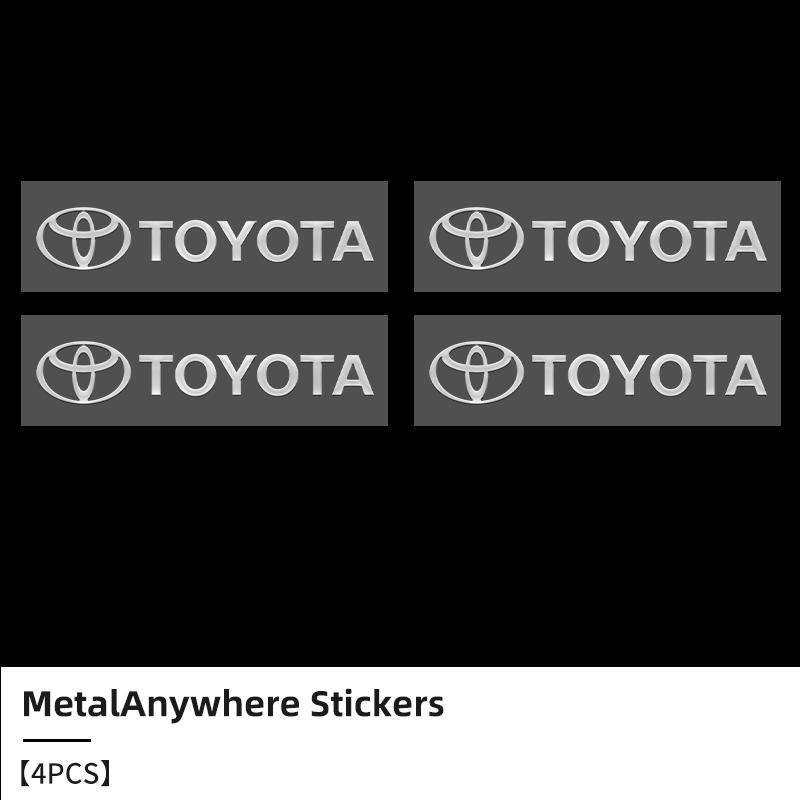 

2026 New For Toyota 3D Car Logo Stickers Metal Letter Car Stickers Interior Accessories For Toyota Corolla Yaris Aygo GT86 Prius