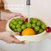 Household High-footed Fruit Plate High-value Drainable Fruit Basin Living Room Coffee Table High-value Candy Snack Nut Plate