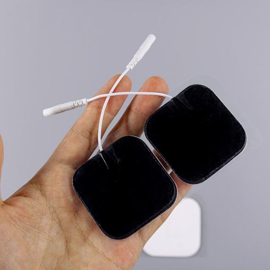 Yousheng 10Pcs/Set Electrode Pads Self-Adhesive Releasing Fatigue with Pinhole Physiotherapeutic Patches Replacement Tens Massagers Pads for Massage