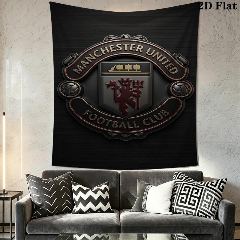 Manchester Football Club Crest Bedding 1 Duvet Cover 2 Pillowcase Without Core Soft And Comfortable Christmas Birthday Gift Bedding Set