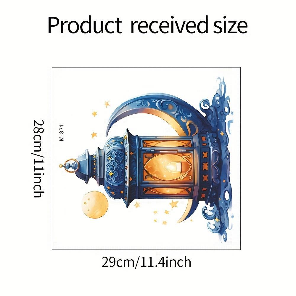 

Star Moon Wall Beautification Decorative Sticker Retro Chandelier Self-Adhesive Pvc Wall Sticker Window Sticker