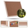 Cork Board Wood Framed Corkboard Decorative Hanging Pin Board for School Office Bulletin Board and Decorative Display