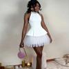 2026 Summer New Elegant Slim-Fit Sleeveless Top and Irregular Skirt Set