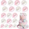 16Pcs/set Mermaid Party Cake Decoration Bubble Pearl Balls Cake Topper Girls Birthday Party Cupcake Dessert DIY Decor Wedding