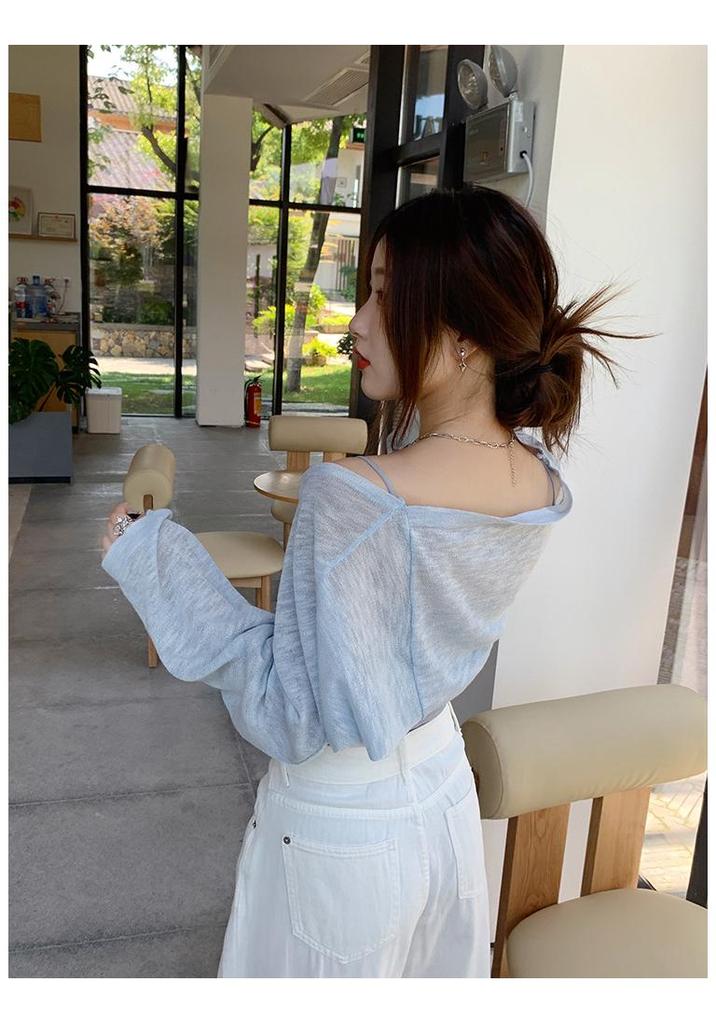 Women's Ice Silk Sunscreen Cardigan - Lightweight Summer BoleroTop