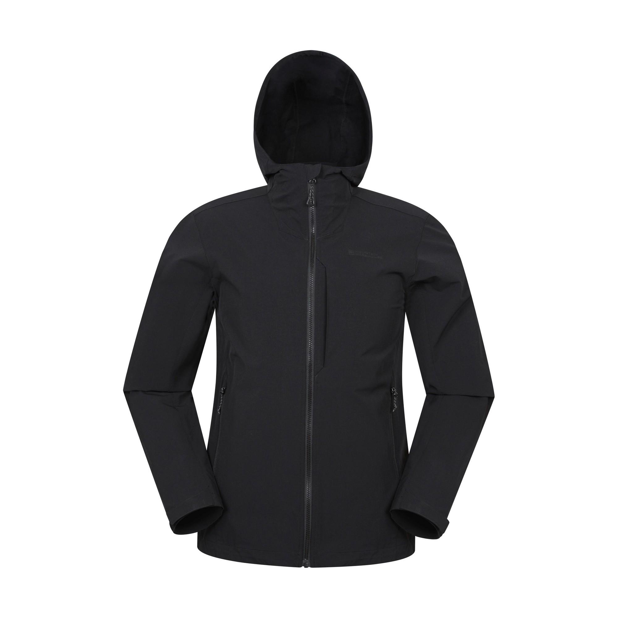 Chaqueta softshell plegable Retreat de Mountain Warehouse para hombre XL negro