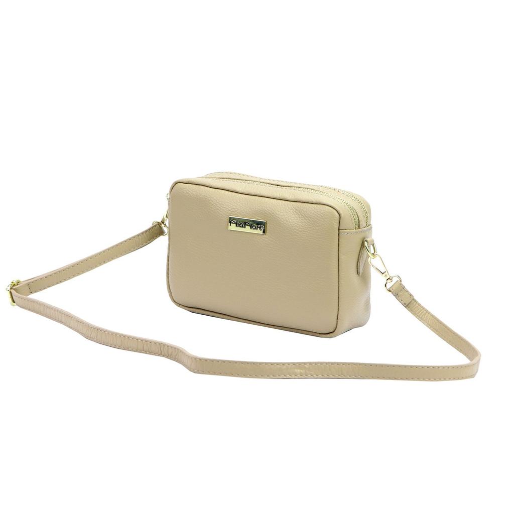 Skórzana miejska damska listonoszka od MiaMore