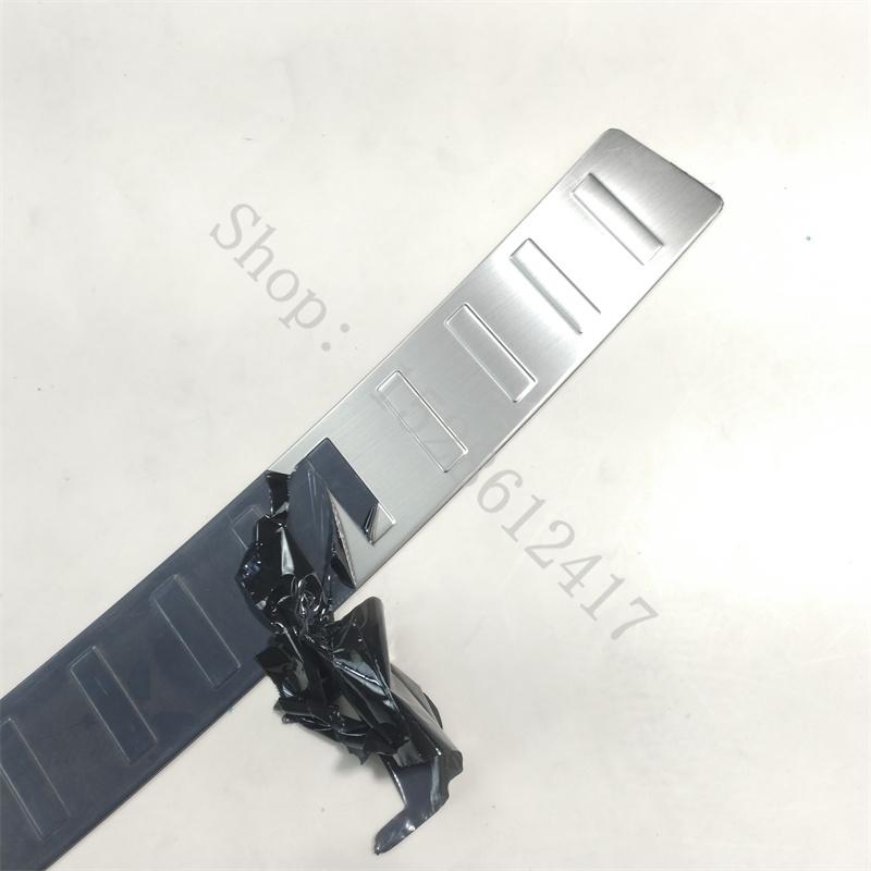 For BMW X3 F25 2011 2012 2013 2014~2016 Car Accessories Stainless Steel Rear Bumper Protector Sill Trunk Tread Plate Trim