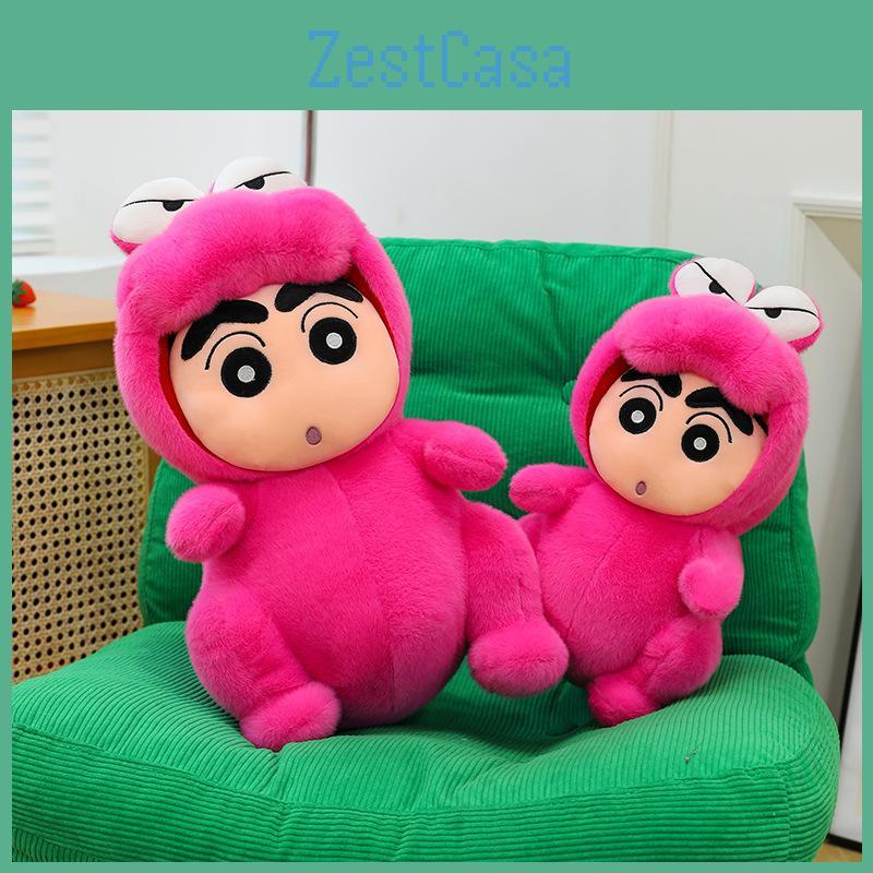 Crayon Shinchan Plush Crocodile Backpack With Soft Short Plush For Kids Birthday Gift