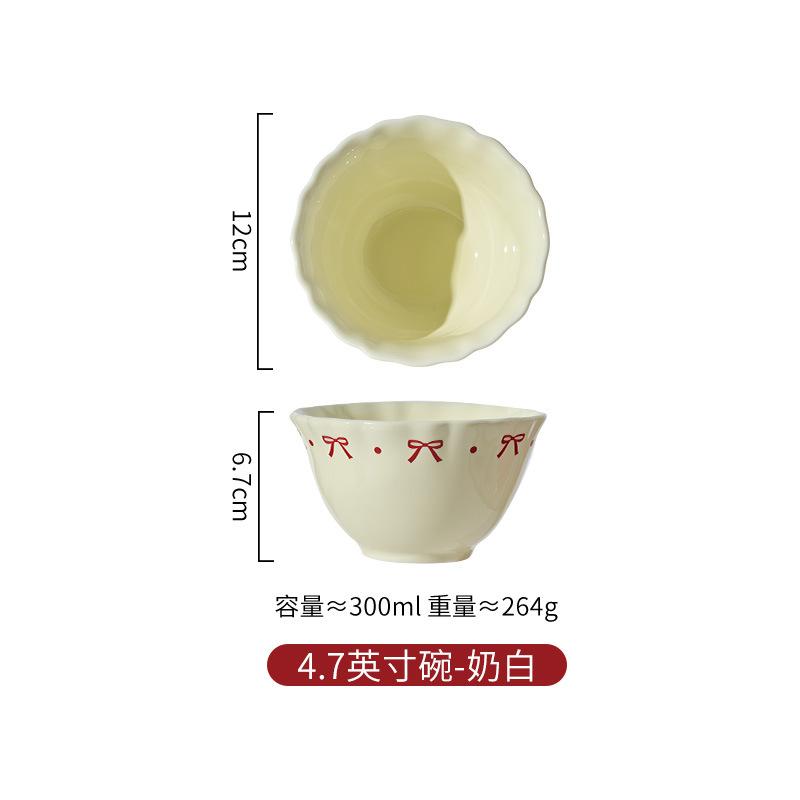 

Банка Керамічний Столовий Посуд Висока Цінність Рисова Піала Двостороння Супова Миска Побутова Керамічна Миска Тарілка Вітер