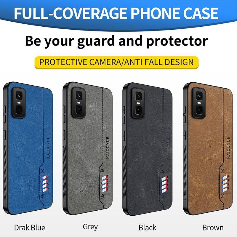 For Infinix GT30 Pro Case Luxury Frosted Leather Silicone Fashion Design Shockproof For Infinix GT30 Pro Back Hard Funda Cover