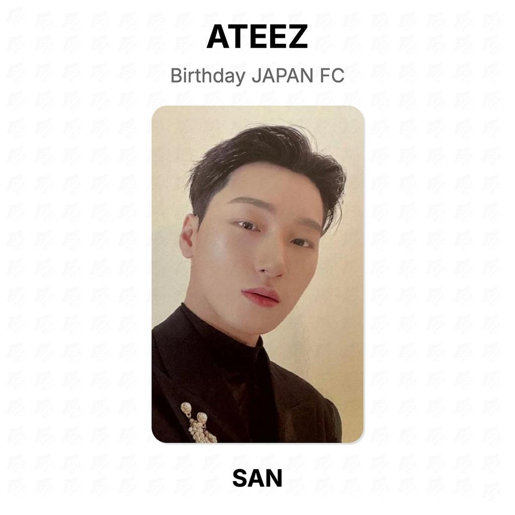 ATEEZ Birthday JAPAN FC Official Photocard