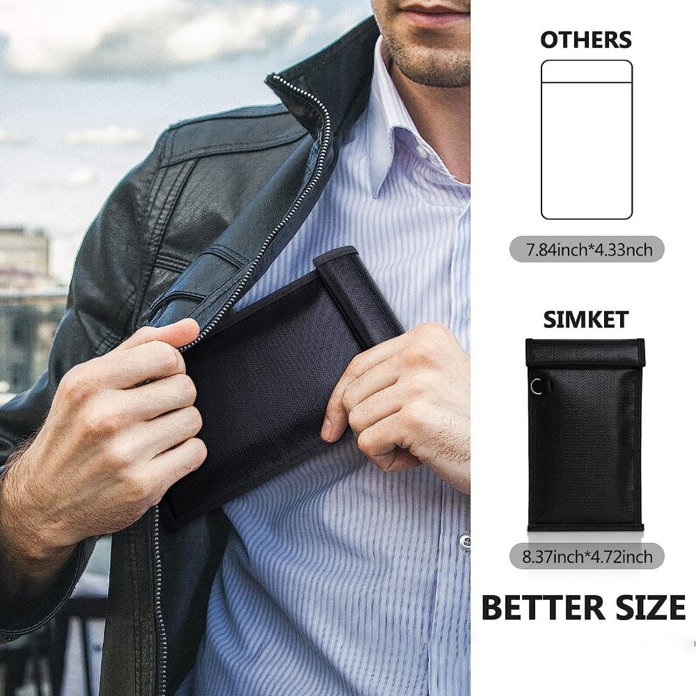 Anti-Tracking Abschirmtasche Signalblocker Handy-Blocker 4 Typen Faraday-Tasche Autoschlüssel