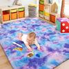 Rainbow Fluffy Carpet Shaggy Fuzzy Rugs for Bedroom Fluffy Furry Big Rug Hallway Entrance Door Mats Teen Room Decoration Carpet