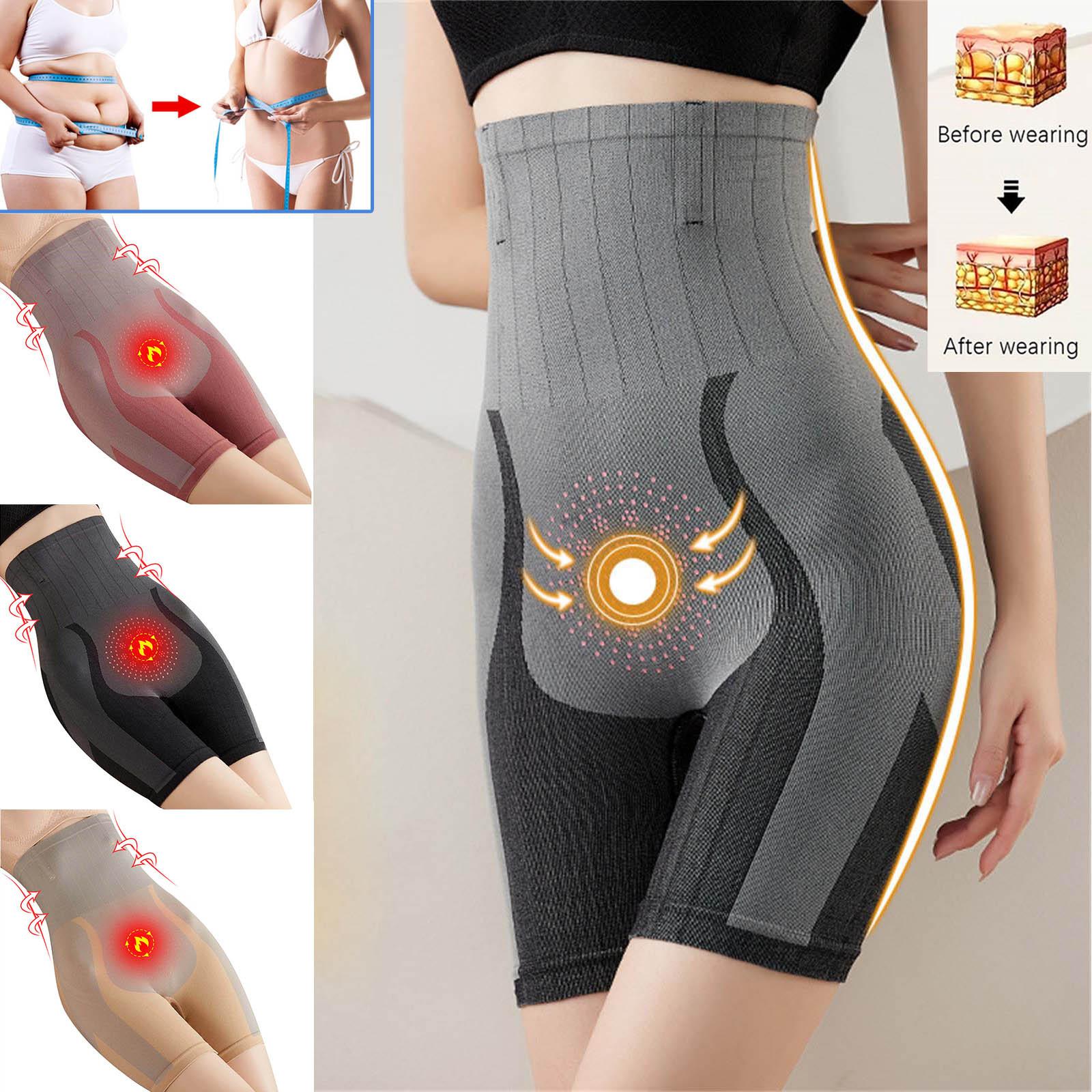 

Женские удобные однотонные трусики Anion большого размера с высокой талией, теплые трусики с подтяжкой живота и бедер, корректирующие брюки M/l чёрный