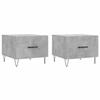 VidaXL Coffee Tables 2 Pcs Concrete Grey 50x50x40 Cm Engineered Wood 829389