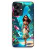Handyhülle - MANIACASE - Xiaomi Redmi 13C 5G - Silikon TPU - Motiv Vaiana Art Amine - Schwarz