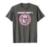 Minecraft Axolotl Abenteuer Kreis Abzeichen T-Shirt