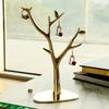 Zinc Alloy Jewelry Rack Desktop Ring Necklace Storage Rack Jewelry Display Rack Metal Tree Branch Ornament Decoration Crafts