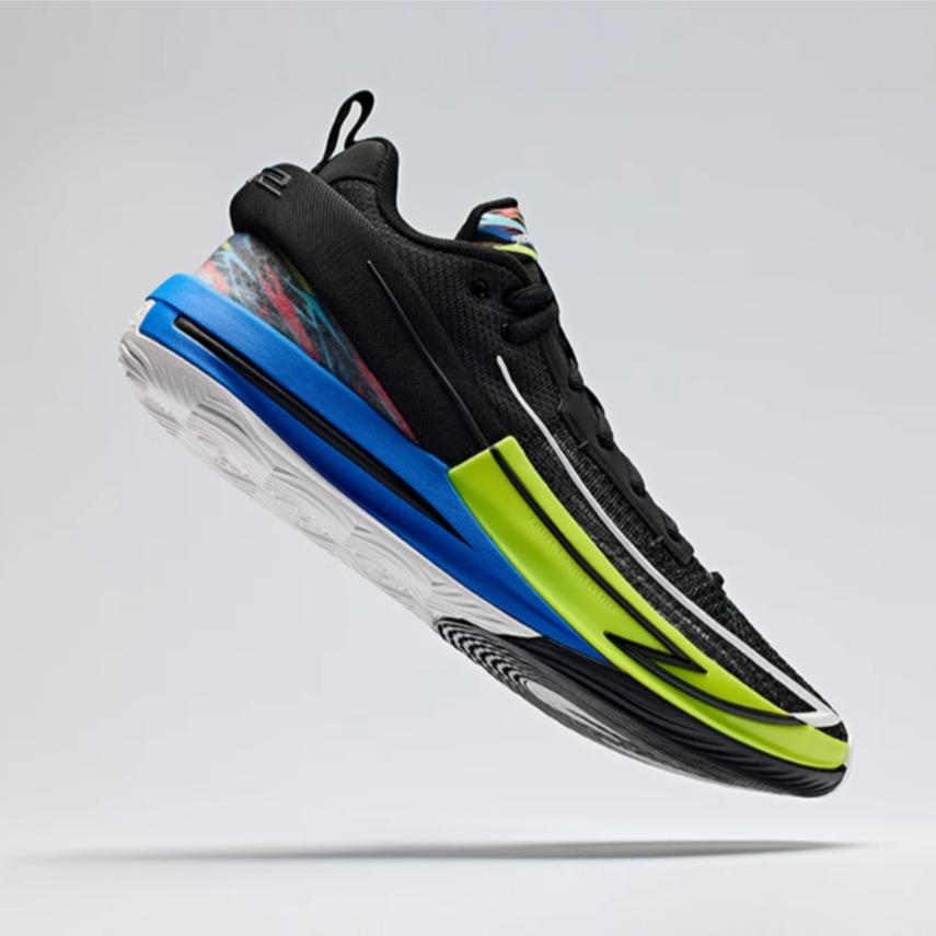 Anta Fong Mang 1 Fashion Versatile Fabric Synthetic Leather Non-Slip Wear-Resistant High-Top Basketball Shoes Men Sneakers 112441119-3