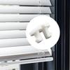 Bottom Rail Cord Cover Button White Tape Lock Plug Bottom Rail Button Plastic Horizontal Blinds Replacement Parts