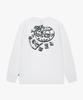 LMC Unbalance Globe Long Slv Tee White