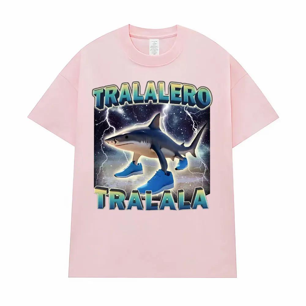 Tralalero Tralala Funny Shark Meme T-shirt Gifts Men Women's Fashion Gothic Vintage T-shirts Casual Humor T Shirt
