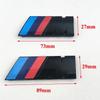 For BMW 5 Interior Mouldings New 2025 3D ABS Black Logo M Emblem Car Front Grill Badge For BMW X1 X2 X3 X4 X5 X6 F10 F30 F48 F39 E83 E84 E
