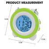 Twin Bell Digital Alarm Clock Noctilucent LED Display Smart Alarm Clock Battery Operated Super Loud Desktop Alarm Clock