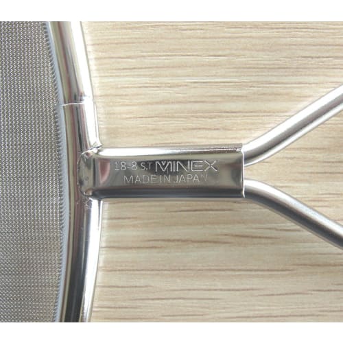 Minex Metal Oil Screen, 29cm Diameter, 18-8 Stainless Steel V-625, Made In Japan