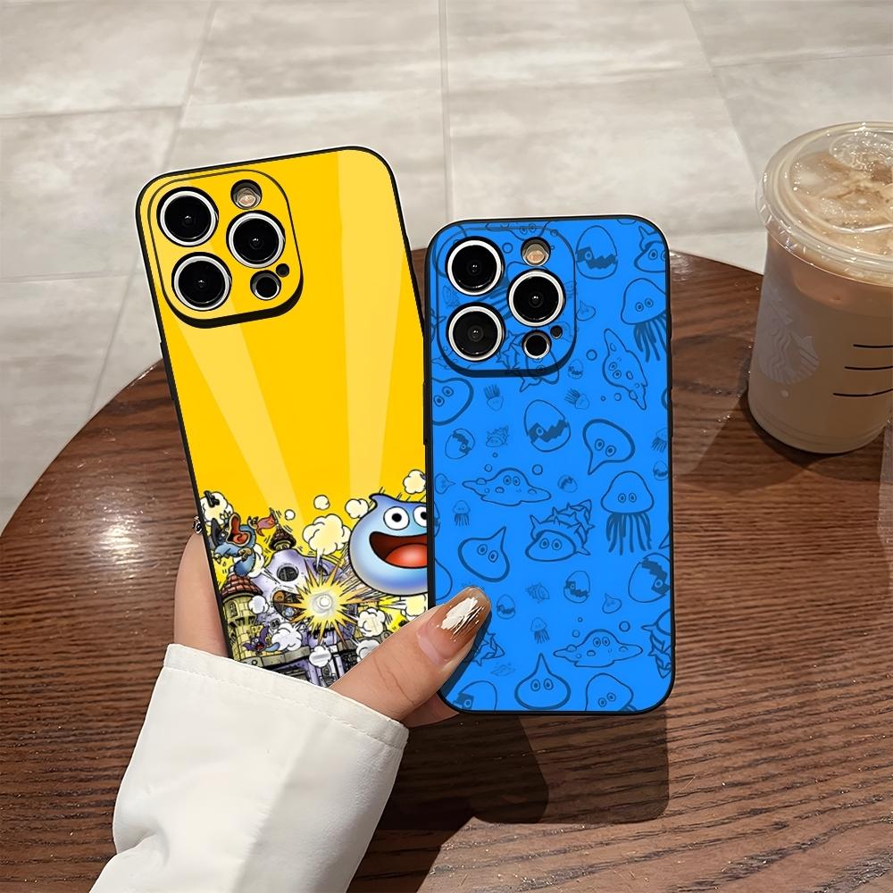 D-Dragon Quest Schleim Handyhülle Für 17 Pro Max Iphone 14 16 Pro Max 12 15 Plus 13 Pro 11 Xr X Xs Rückabdeckung