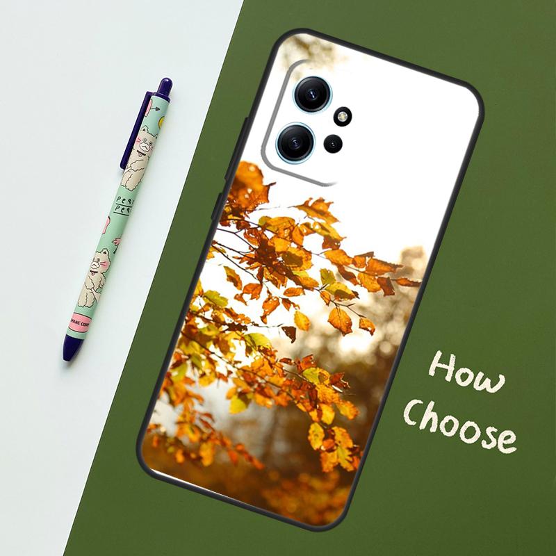 Autumn Leaves Case For Xiaomi Redmi Note 11 12 10 Pro 8 9 Note 12S 11S 9S 10S Redmi 12C 9C 10C 12 Cover