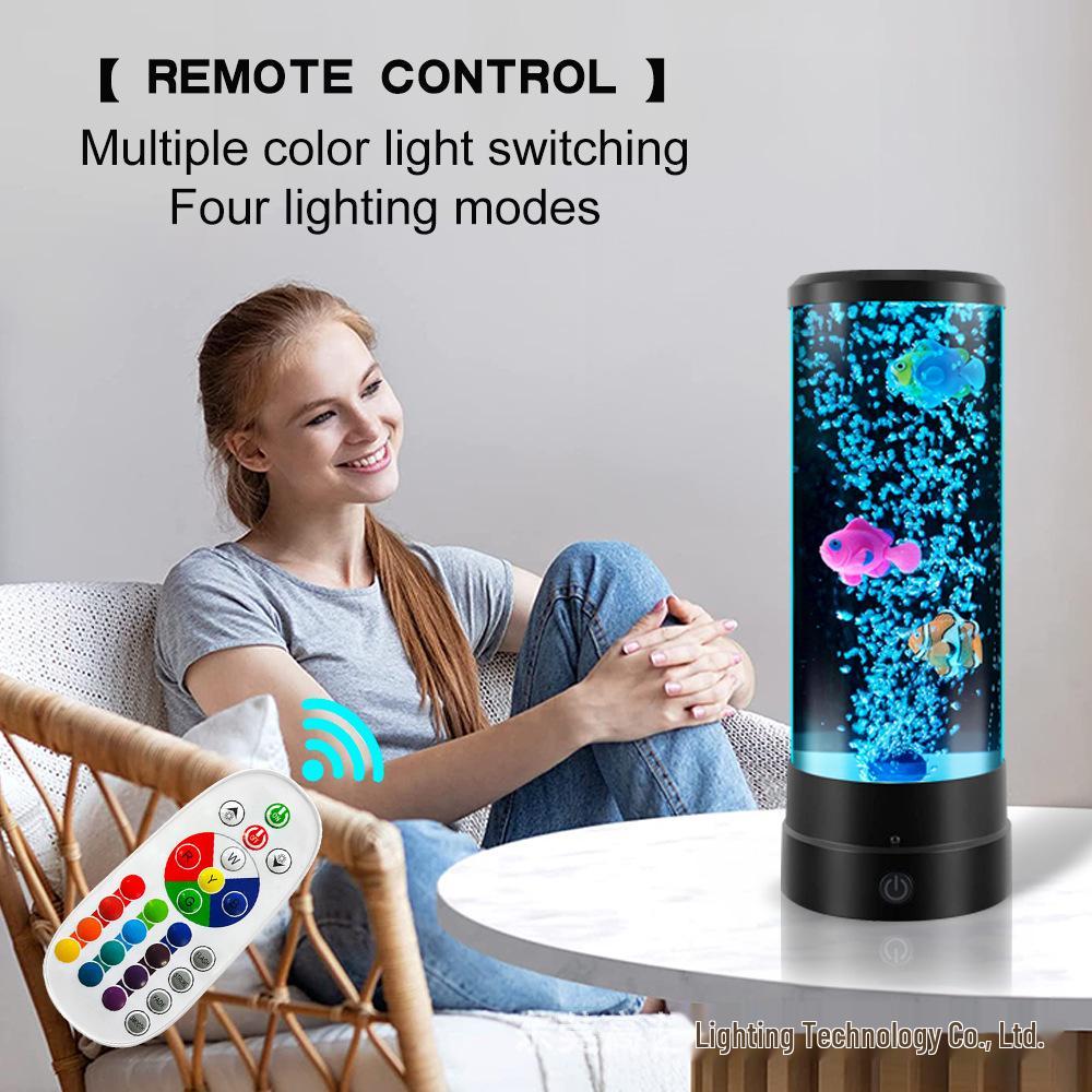 LED Jellyfish Night Light - Creative DIY Table Lamp for Kids' Rooms