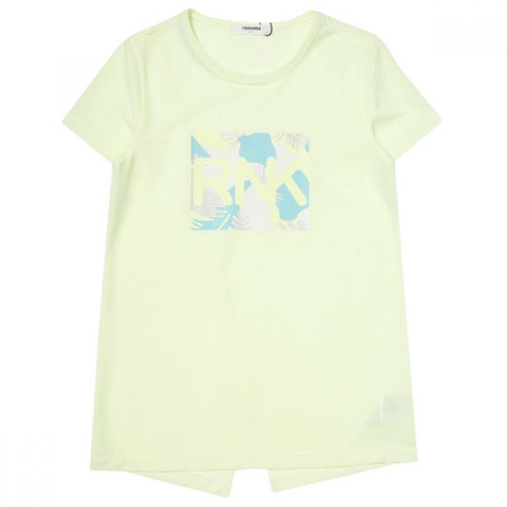 

[renoma Kids] Lenoma Kids Дівчача футболка з довгим рукавом з розрізом на спині Lime/150