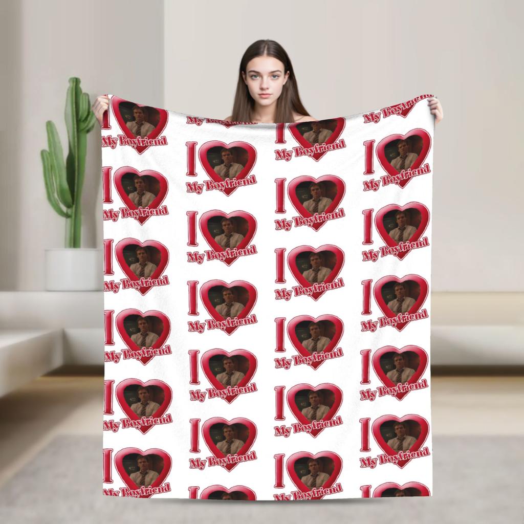 Cute House MD James Wilsons Knitted Blanket Plush Throw Blankets Bedding Couch Decoration Ultra-Soft Warm Bedspread