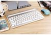Universal Wireless Bluetooth Keyboard with Card Slot for Tablets & Phones, Dual Channel, Three-System Compatibility