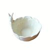 1pc Easter Bunny Bowl, Fruit Bowl, Cute Cereal Bowls ,Cartoon Bowl ,Rabbit Shaped Ceramic Bowls ,Rice Bowl ,Salad Bowl ,Soup Bowl