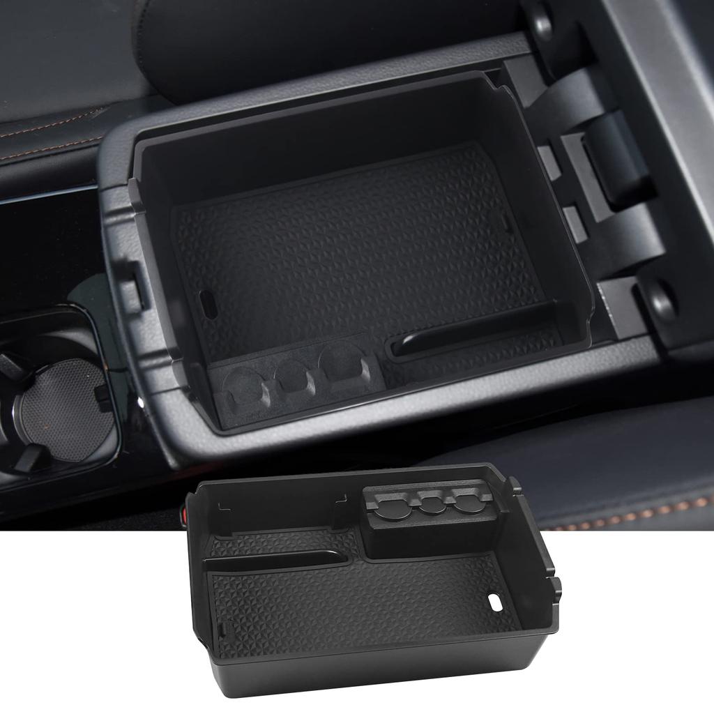 HUAHAO Mittelkonsole für den neuen Mitsubishi Eclipse Cross Autoaufbewahrungskonsole Eclipse Cross ABS-Material mit USB Eclipse Cross PHEV Mitte Innenraum