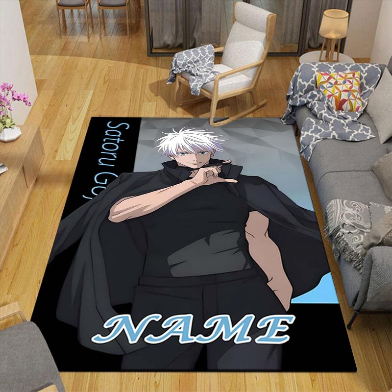 Custom 1Pc Jujutsu Kaisen Group Dynamic Rug Office Carpet Indoor Outdoor Entrance Doormat Nonslip Soft And Comfortable Living Room D29154