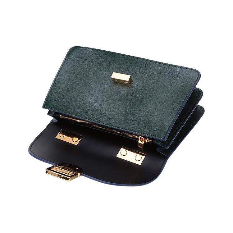 Marni Bolso Tote de Cuero para Hombro y Cruzado Bolsos de Mujer Verde BMMP0043Y2-P2644-00V89
