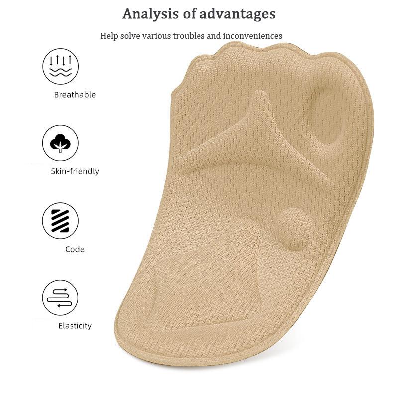 Women Forefoot Half Insoles for Shoes Shoe Size Reduce Insert Shoe Pads Comfort High Heels Toe Protector Cushion Foot Care Pad