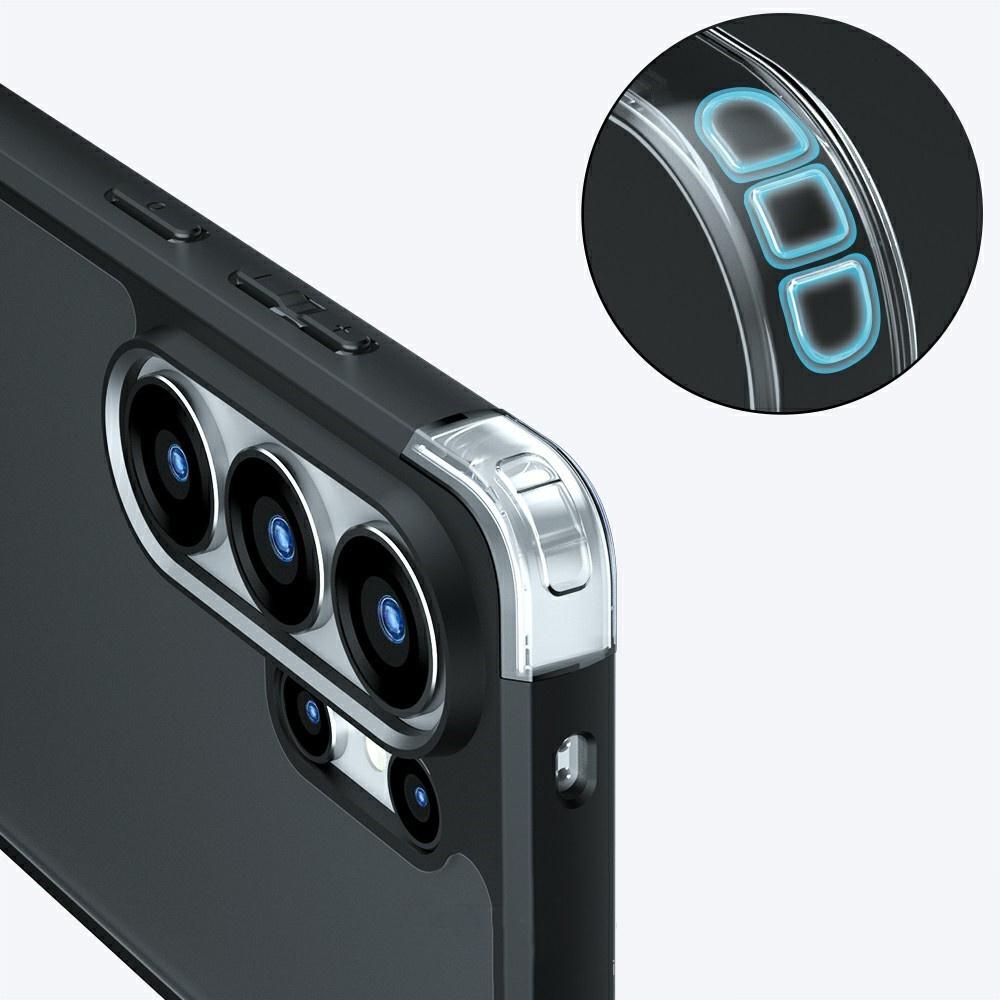 Samsung Galaxy S26 Ultra Fusion Hybrid Matte Case with Black Frame