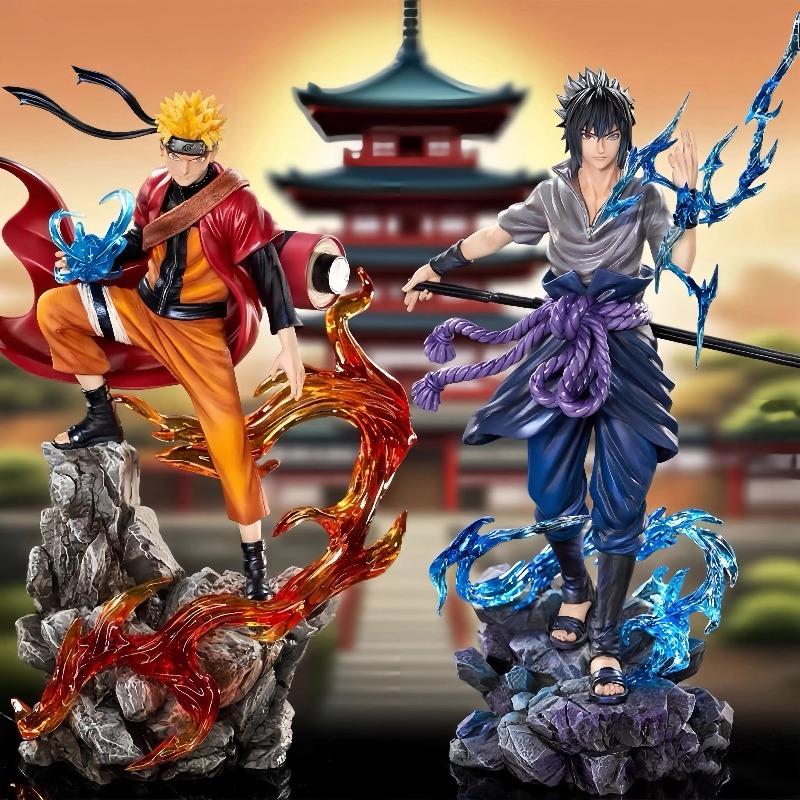 Naruto Anime Figure Uzumaki Naruto Uchiha Sasuke Action Model Pvc Statue Desktop Ornament Collection Toys Gift Anime Figure