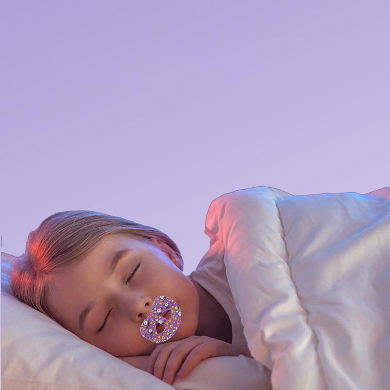 30 Pcs Cartoon Anti Snoring Nose Breathing Improving Patch Mouth Closure Tape Sleep Aid Breathing Stickers Mouth Ease Sleep Tape