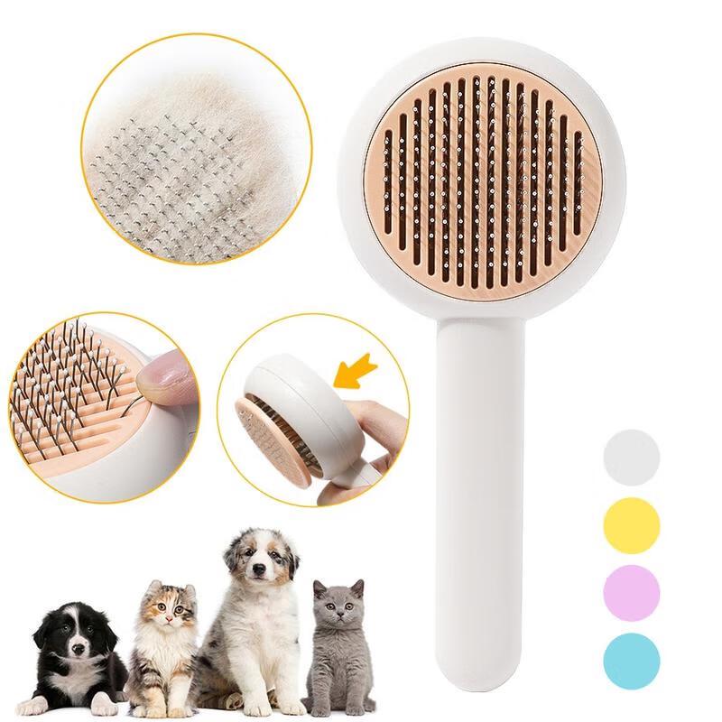 

Pet Self-Cleaning Grooming Comb