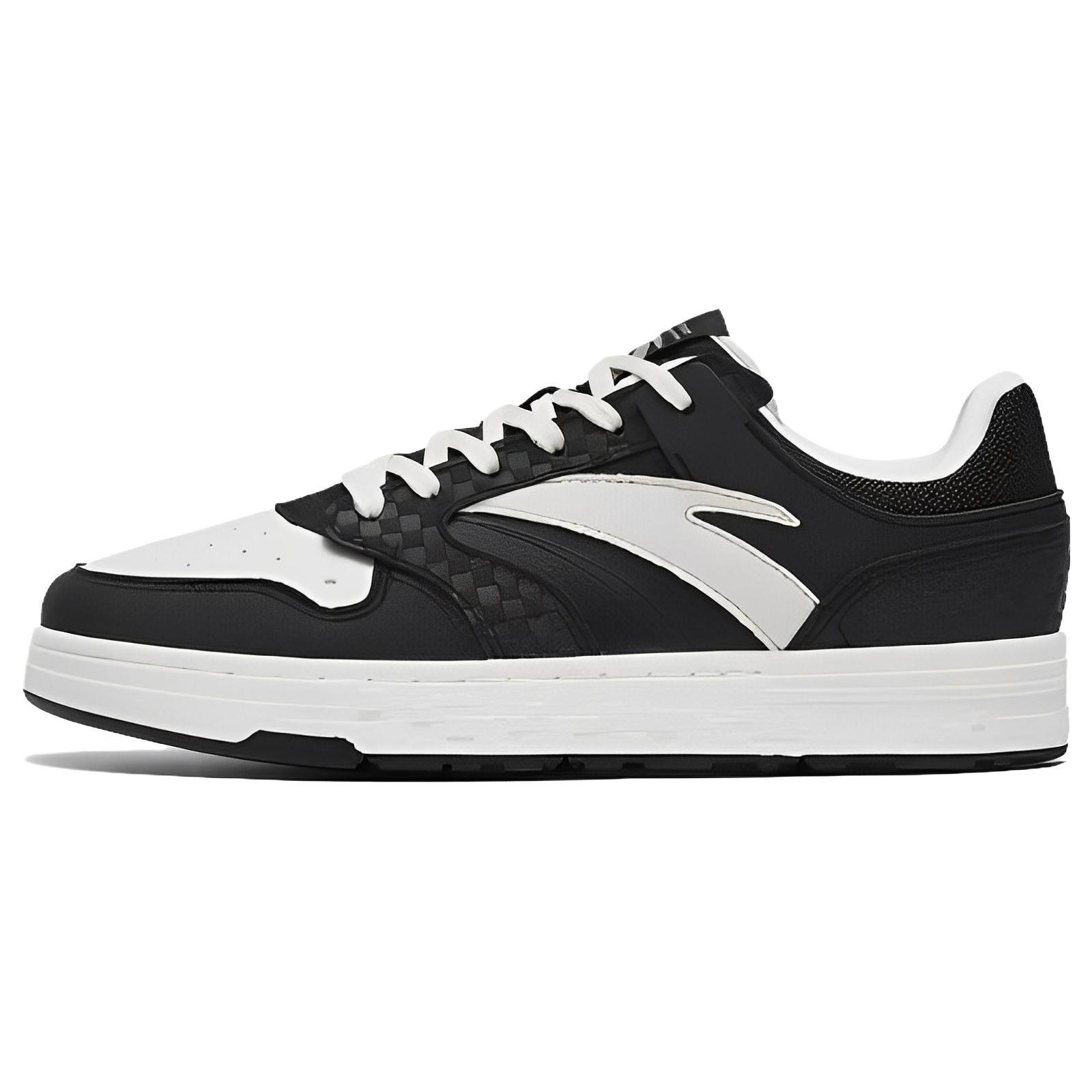 

Anta Street Naughty Противоскользящие Износостойкие Низкие Кеды для Скейтборда Женские Черно-Белые 36