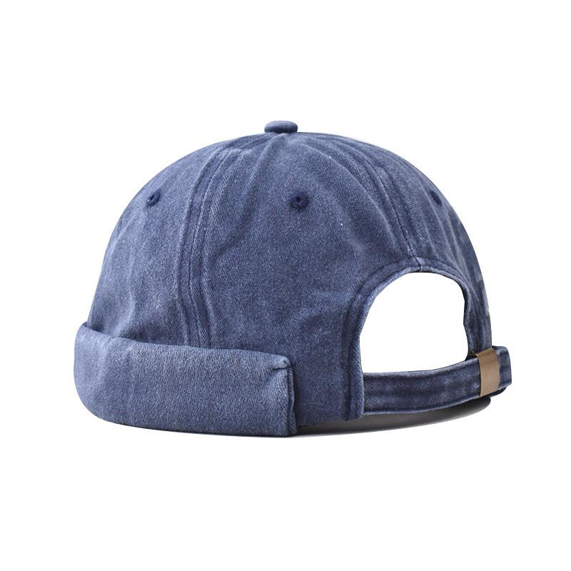 Waterwashed Denim Cap Men Street Style Unstructured Sun Protection Sunshade Summer