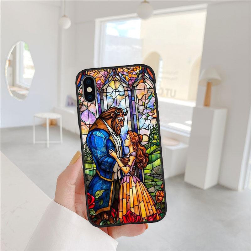 CJ18 Beauty and the Beast Soft Shell Phone Case for Samsung Galaxy S20 S21 S22 Ultra FE + Plus A21S A22 A24 A25 A26 A30 A30S A31
